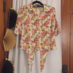 Floral Shirt Blouse
